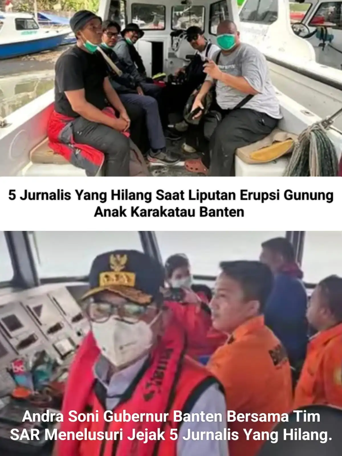 Saat Meliput Gunung Anak Karakatau Di Selat Sunda Kenali Profil 5 Jurnalis Bersama 3 Kru Kapal Hilang Kontak,